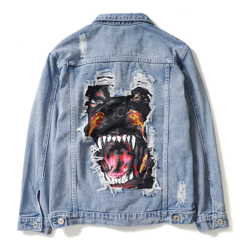 punk rock jean jacket