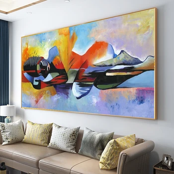 

Watercolor Lord Buddha Abstract Canvas Painting Religious Posters and Prints Cuadros Wall Art Pictures for Living Room No Frame