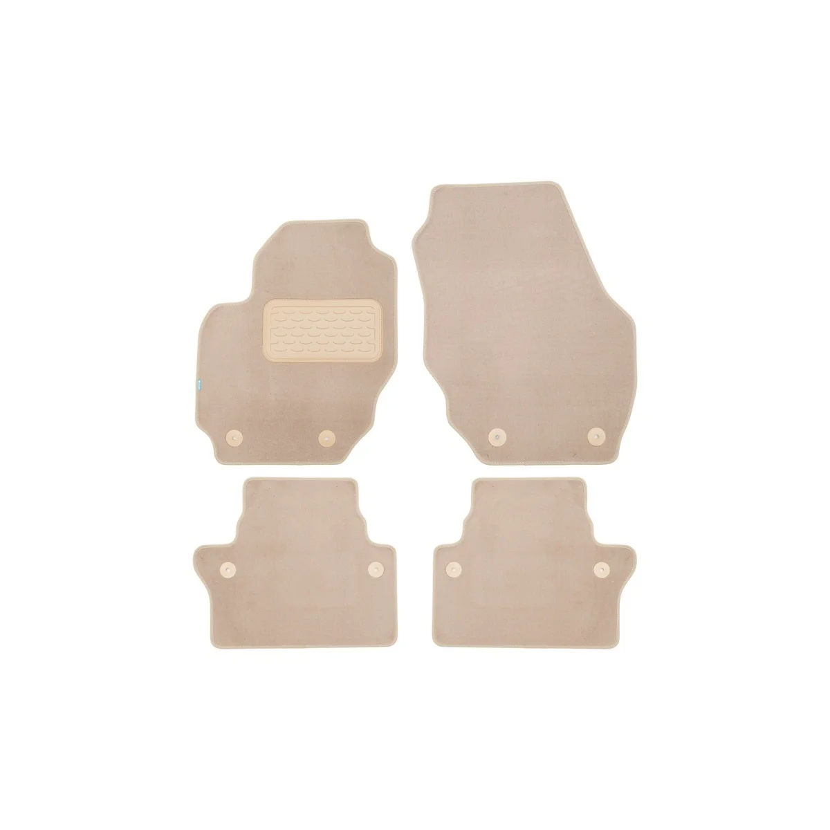 Коврики в салон klever premium volvo xc70 акпп 2007-2013, внед., 4 шт