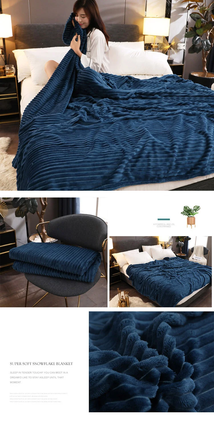 Одеяло для кровати, Двухслойное, утолщенное, универсальное, меховое, детское, однотонное, цветное одеяло, покрывало для дивана, кровать для четырех сезонов
