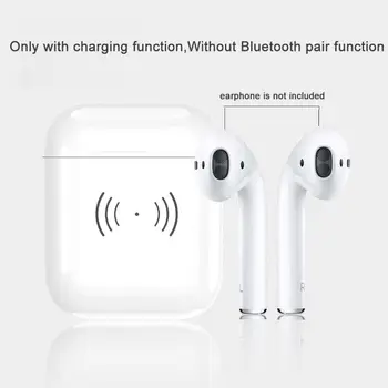 

Built-in 450mAh Battery Wireless Charge Case Wireless charging Receiver Cover For Airpods