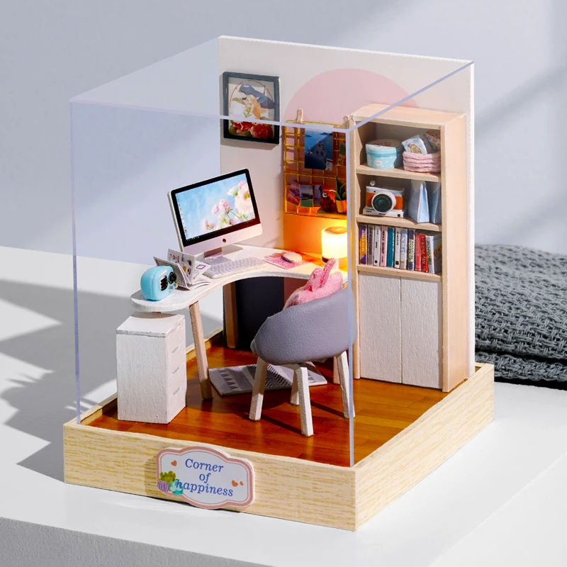 Кукла ручной работы дом Мебель Miniatura DIY Кукольные домики миниатюрный кукольный
