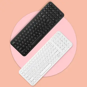 

Ergonomic Mouse Round keycap Keyboard Gaming Mouse2.4G Wireless Silent Keyboard For Macbook Pro Lenovo Computer Keyboard Mouse