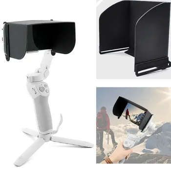 

Handheld Stabilizer Cellphone Sun Hood Sunshade Cover For DJI OM 4/OSMO Mobile 3 PU Foldable Sunshade Accessories Black