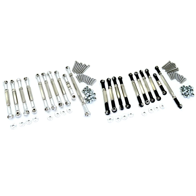

Metal Chassis Pull Rod Steering Rod Link Tie Rods for MN D90 D91 D96 D99S MN90 MS 1/12 RC Car Upgrade Parts