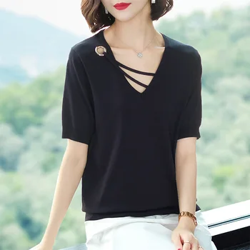 

2020 Women Shirt 8 Style Cotton Shirt Short Sleeve