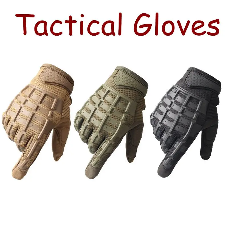 

Newest Tactical Gloves Military Men Knuckle combat Protective Hand Full Fingers Mittens CS Durable Anti-skid Army Gloves Women