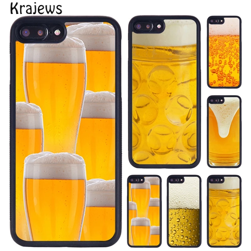 Krajews A Glass Of Beer Alcohol Style Phone Cases For Iphone 14 X Xr Xs