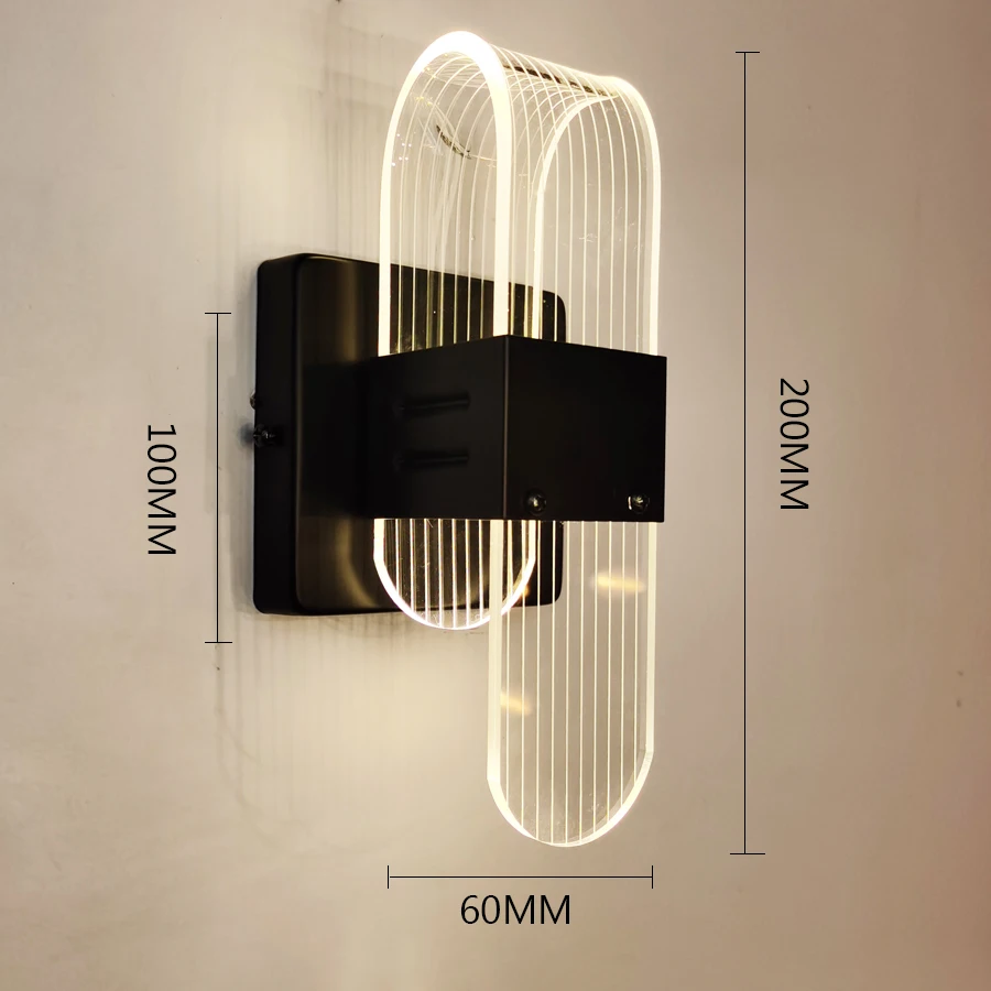 Modern LED Wall Lamps For Bedside Dining Room Aisle Hallway Stairway Living Room Corridor Luxury Indoor Home Decorative Sconce modern wall lights Wall Lamps