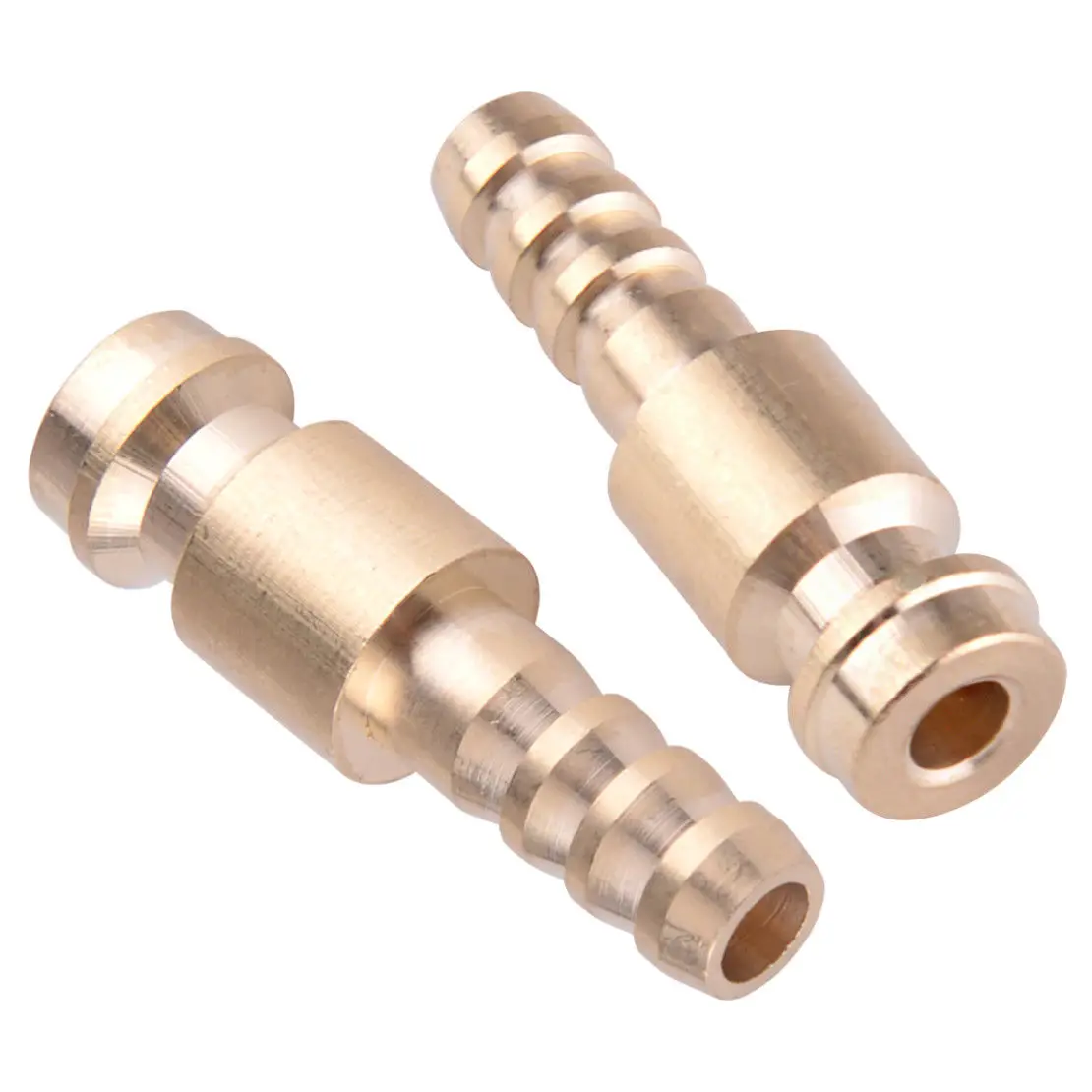 

2X For TIG Welding Torch Intake 6mm Gas & Water Adapter Quick Connectors Gold HQ