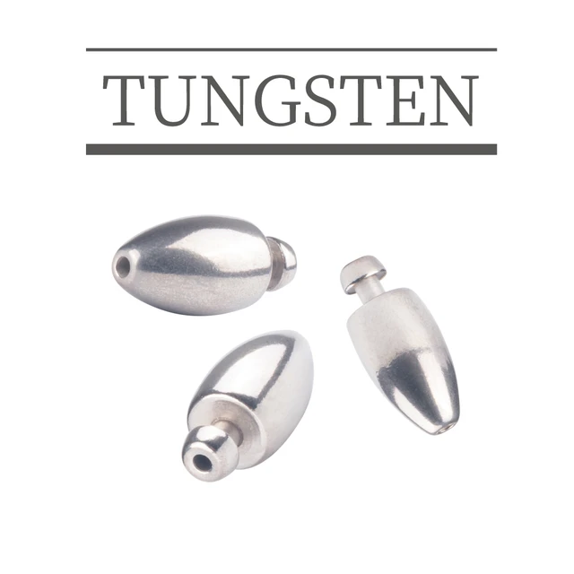 MUUNN 5/10PCS Tungsten Sinker Skirted Punch Weight,Texas Rig ,1/4