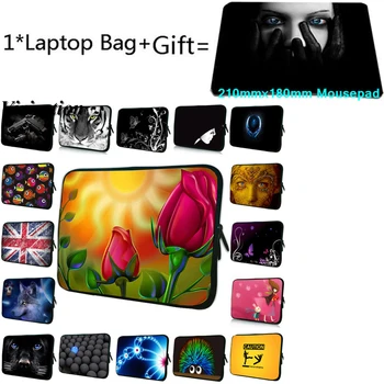 

For Huawei HP Samsung Galaxy Tab A6 10.1 Student Gift Neoprene Netbook Tablet Case 10 11.6 15 13 12 14 17 7 Laptop Bag+Mousepad