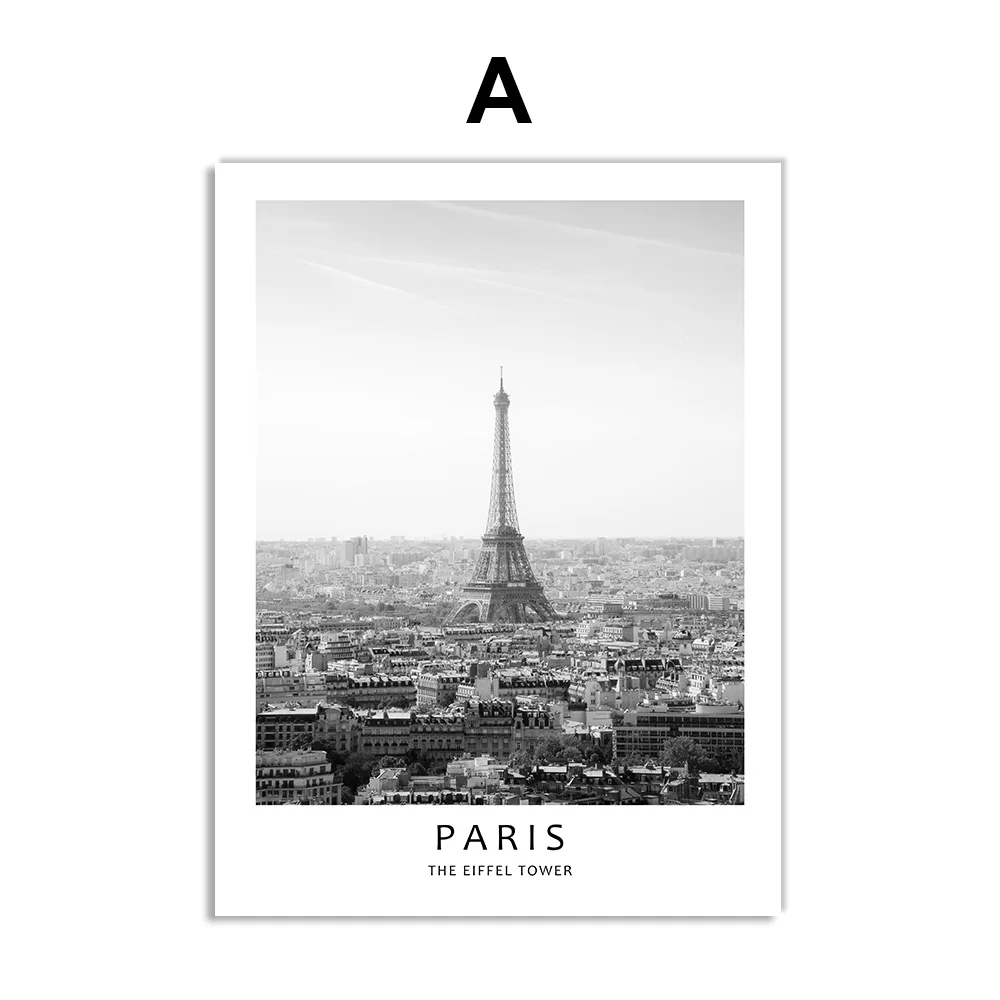 Paris-Tower-London-Big-Ben-Rome-Colosseum-New-York-Posters-And-Prints-Nordic-Canvas-Painting-Wall (4)