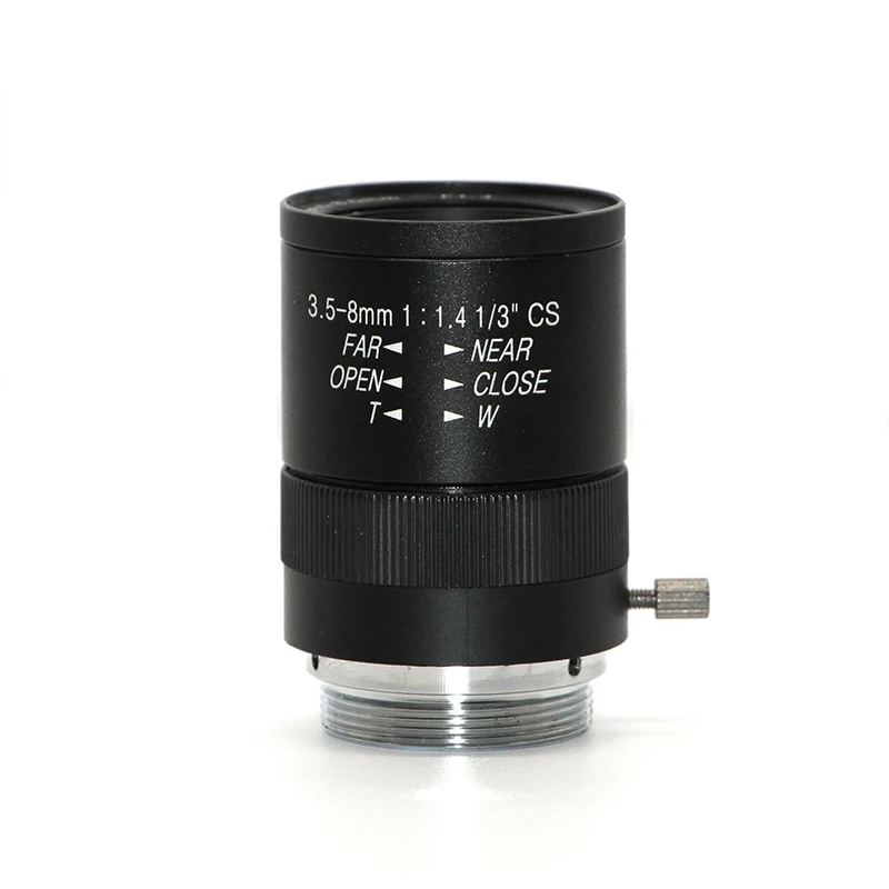 Telecamera Industriale Da 3 Milioni Di Pixel Interfaccia Cs Zoom Manuale Da 3.5-8Mm Telecamera Per Ispezione Visiva Da 1/3 Pollici