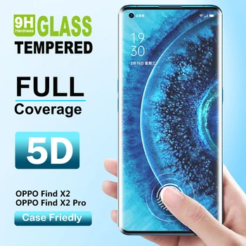 

Find X2 Pro Full Coverage Protective Glass For OPPO Find X2 Pro Screen Protector Full Tempered Glass film For Find X2