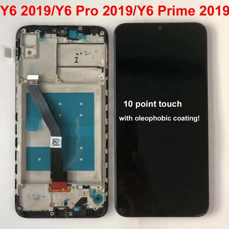 6,0" AAA для huawei Y6 Prime Y6 Pro Y6 MRD-LX1f ЖК-дисплей кодирующий преобразователь сенсорного экрана в сборе+ рамка