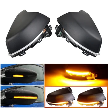 

Dynamic Turn Signal LED Side Rearview Mirror Indicator Blinker Sequential Light For Volkswagen VW Polo MK5 6R 6C 2009 -2017