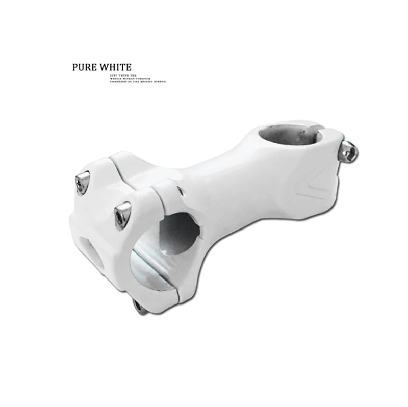 Сплав Материал MTB руль стояк Высокопрочный легкий 31,8 мм стержень для XC AM MTB Горный шоссейный велосипед части велосипеда - Цвет: 31.8mm White