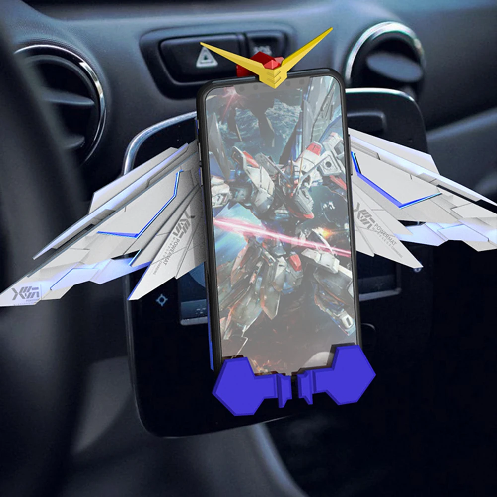 Беспроводная зарядная док-станция Angel Wings для iPhone X XS Max XR 8 Plus, автомобильное Быстрое беспроводное зарядное устройство QI, держатель для samsung S10 IX98