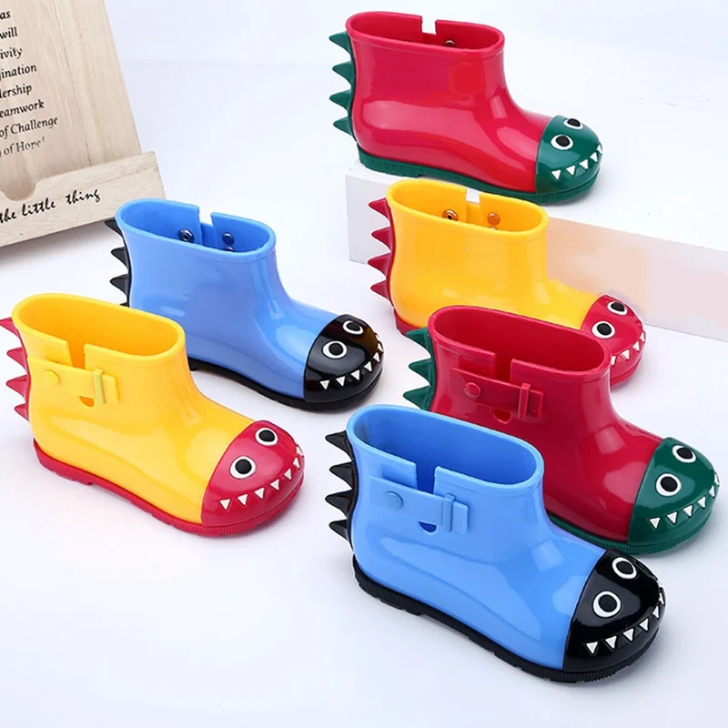 NEW Style Dinosaur Waterproof Child Shark Rain Boots Soft Infant Shoe Baby Rain Boots Kids Crocodile Boys Children Rain Shoes