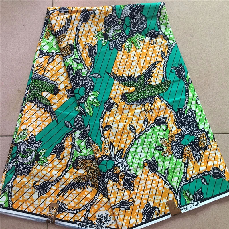 

High Quality African Veritable Dutch Wax Veritable African Real Guaranteed Dutch Wax Veritable Wax 6Yards/Lot For Women Dress