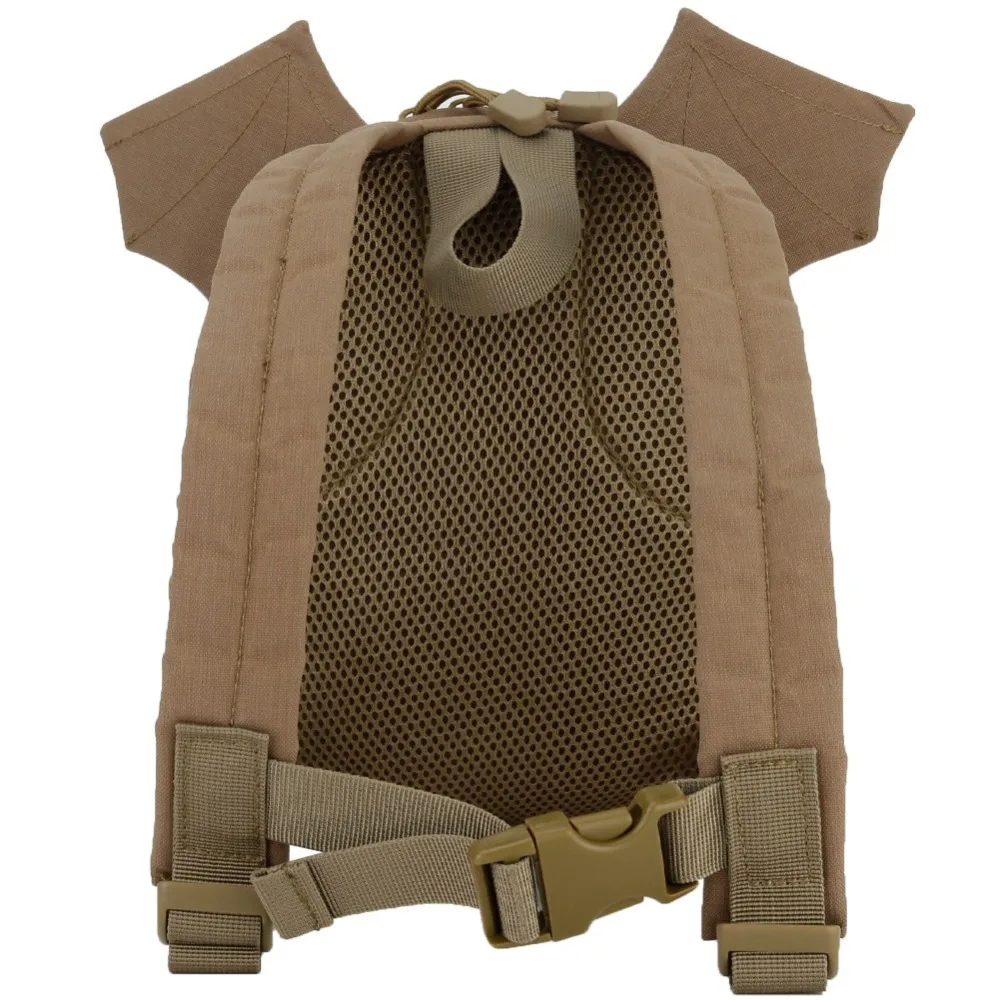 1000D Nylon High Quality Tactical Bat Backpack Women Bat Wings Backpacks Girls Mini Bag Outdoor Kids Tactical Climbing Bags