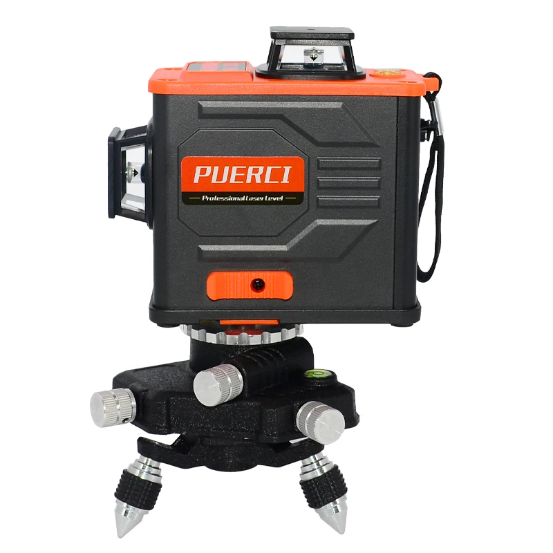 

PUERCI Green Laser Level 12 Lines 3D Level Self-Leveling 360 Horizontal And Vertical Cross Super Powerful Green Laser Level