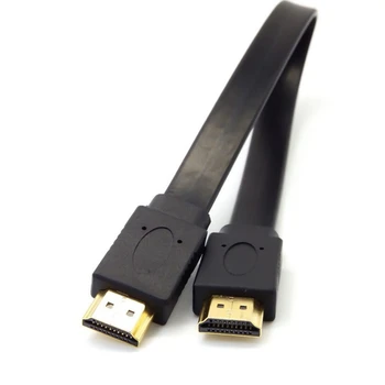 

1pc High Quality 30cm Full HD Short HDMI Cable Support 3D Male to Male Plug Flat Cable Cord for Audio Video HDTV TV