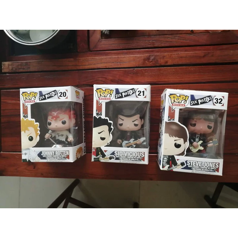 Funko pop Пистолеты для секса Стив Джонс #32 Джонни ротттен #20 СИД порочный № 21