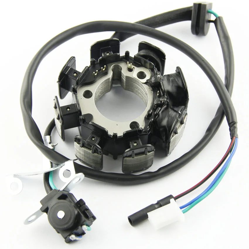 Мотоцикл магнитная катушка статора 18 полюсов 12V Катушка Для Honda 31120-KPT-902 CRF150F 2003-2005 31120KPT902