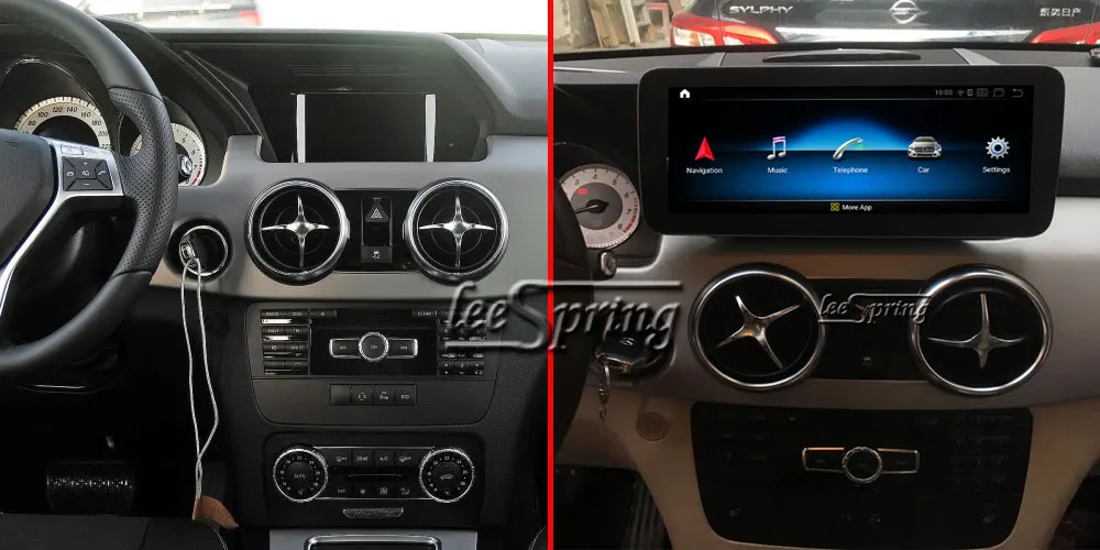 Cheap 10.25 inch Car Multimedia Player for Mercedes Benz GLK  (NTG4.5 2013-2015) Car GPS Navigation Android 9.0 0