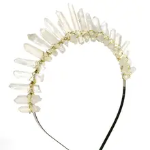 Повязка на голову, ручная работа в европейском стиле, Кристальные повязки на голову, индивидуальные инновационные освежающие аксессуары для волос, головной убор для женщин