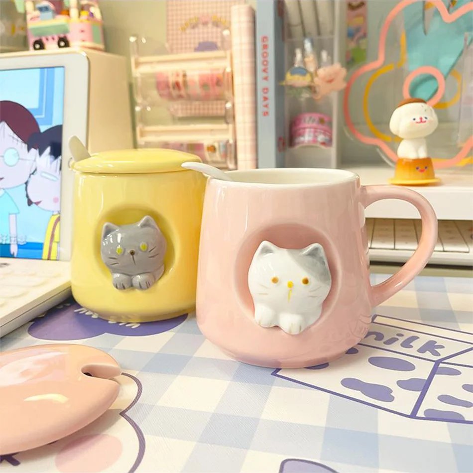 Kawaii Therapy Animal Friends Ceramic Cup - Limited Edition