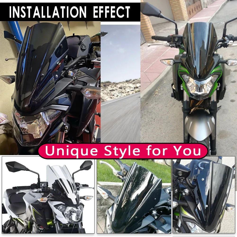 Лобовое стекло для мотоцикла козырек от ветра Kawasaki Z650 2017 2018 2019 Z 650 17 18 19