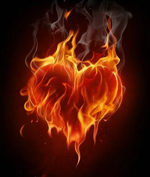 JMINE Div 5D Hearts fire Full Diamond Painting cross stitch kits art High Quality Scenic 3D paint by diamonds | Дом и сад