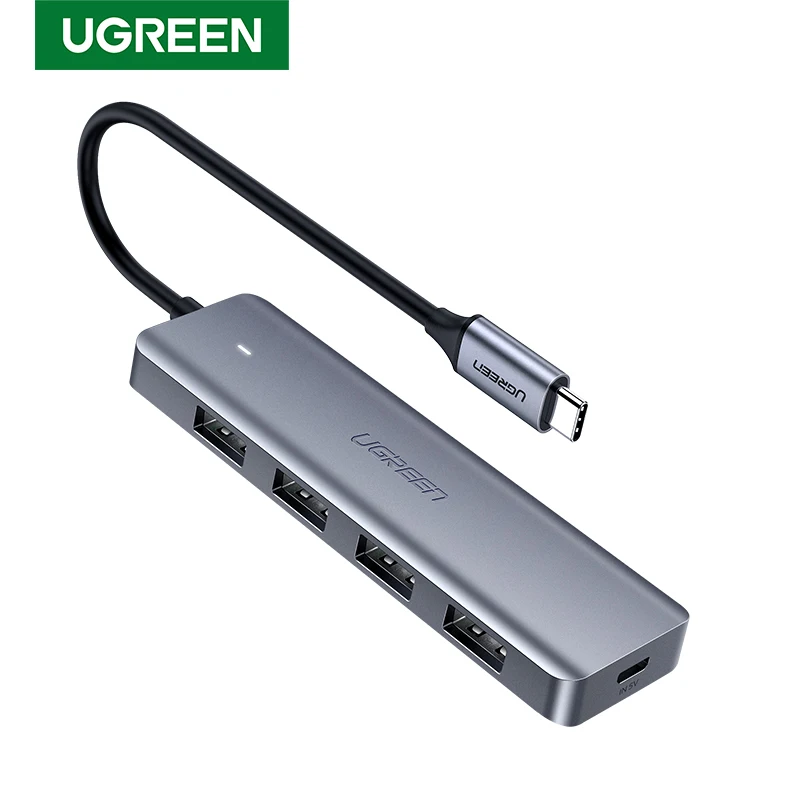 

UGREEN USB C Hub 4 Ports USB Type C to USB 3.0 Hub Splitter Adapter for MacBook Pro iPad Pro Samsung Galaxy Note 10 S10 USB Hub