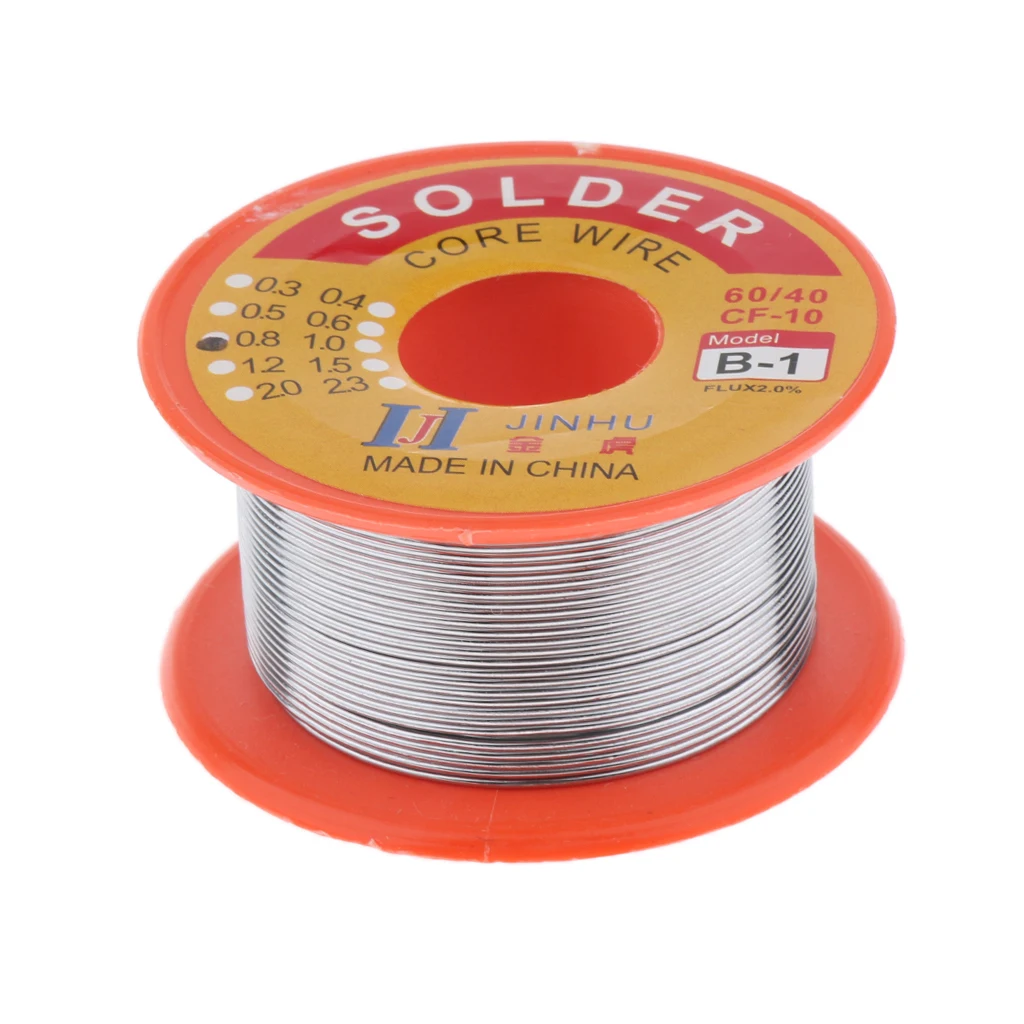 Tin Lead Rosin Core Solder Wire For Electrical Soldering And DIYS (0.8mm 50g)