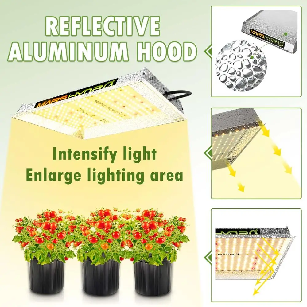 Najtaniej Mars Hydro TS 600W oświetlenie led do uprawy słonecznych roślin o pełnym spektrum wewnętrzny hydroponiczny