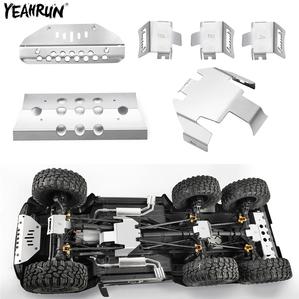 For RC Redcat GEN8 Truck Car Stainless Steel Chassis Armor Skid Plate