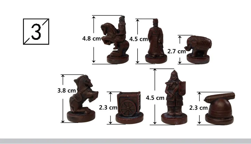 2 Yernea New Quality Traditional Chinese Chess Game Set Resin Chess Pieces Soft Chessboard Archaize Retro Chess Board Games (4)