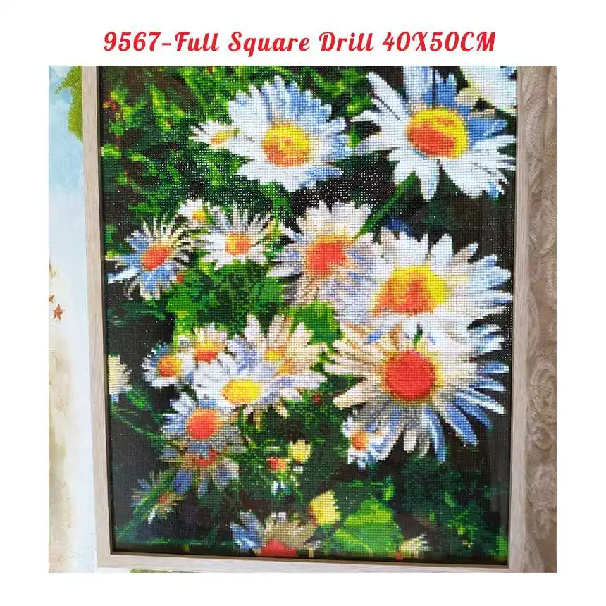 Evershine 5D Diamond Embroidery Daisy Full Square Diamond Painting Flower Mosaic Rhinestones Pictures Home Decoration diamond painting