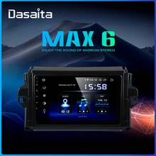Dasaita DSP Android 9,0 Автомагнитола для Toyota Fortuner Автомобильный мультимедийный " ips 1024*600 Bluetooth gps MP3 MAX6