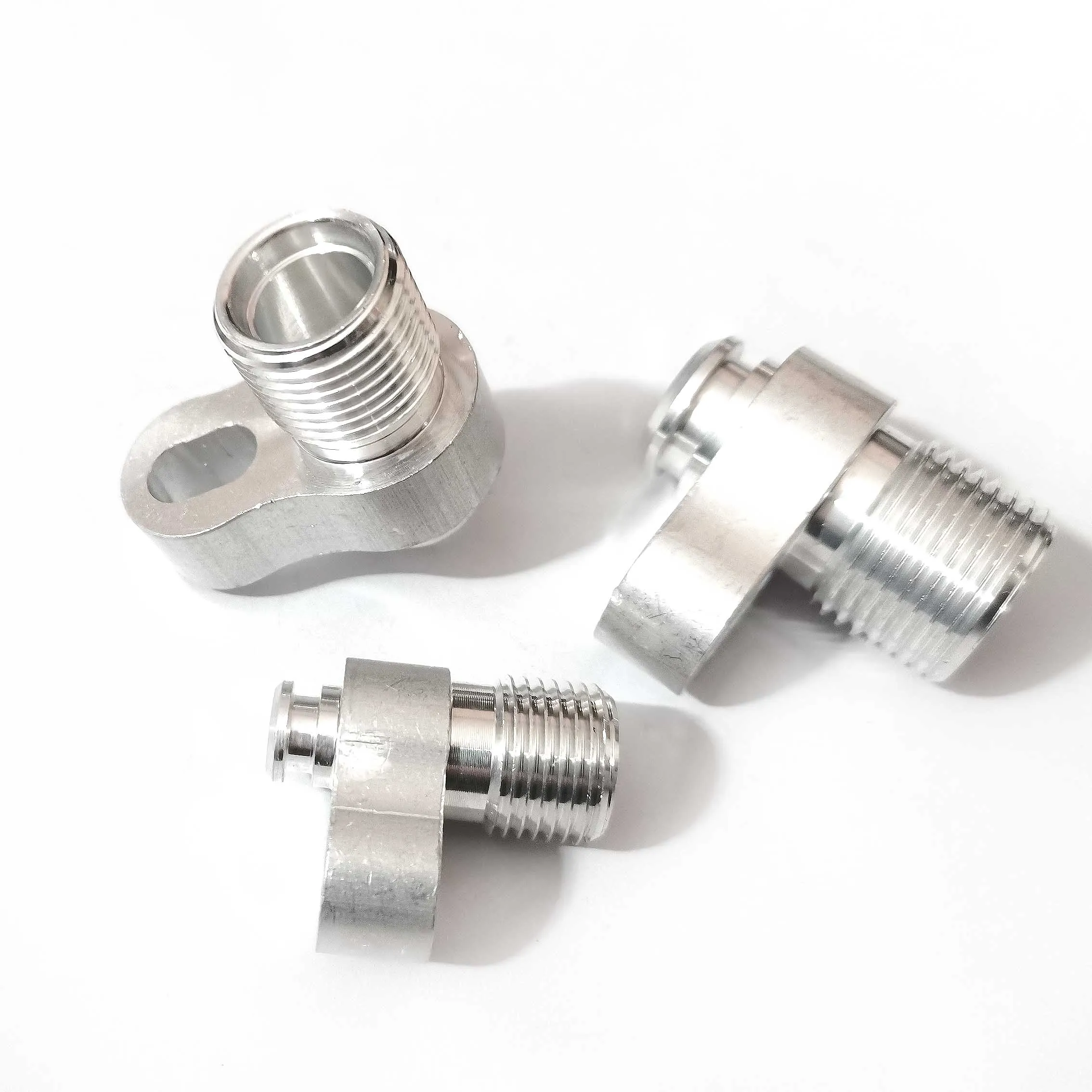 3PCS Automotive Air Conditioning Compressor Pipe Fittings AC Hose Aluminum Joints R134a 3/8 1/2 5/8 Connector Modified Equipment