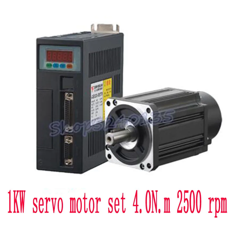 Servo motor da c.a. de alta qualidade 1000w 80st m04025 1kw 4n.m ...