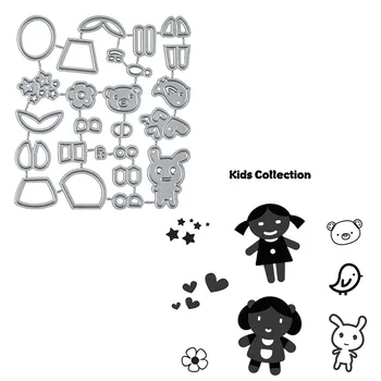 

Eastshape Kids Collection Metal Cutting Dies for Craft Dies Scrapbooking Embossing Die Cut Stencil Cutting Dies Christmas