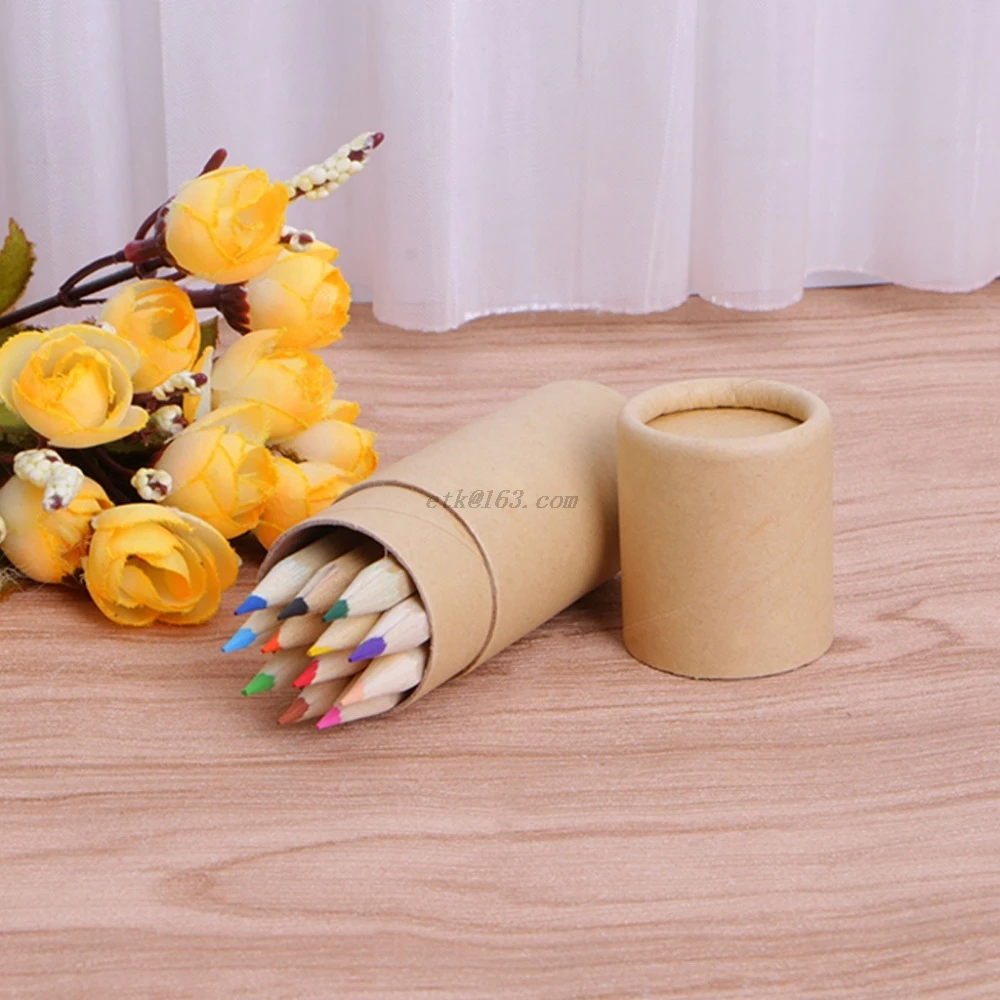 12 шт. цветные карандаши милые Мультяшные чехол для рисования|pencil pack|pencil pencil12 pencil |