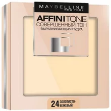 Пудра компактная «Affinitone» Maybelline New York, 24 Золотисто-бежевый