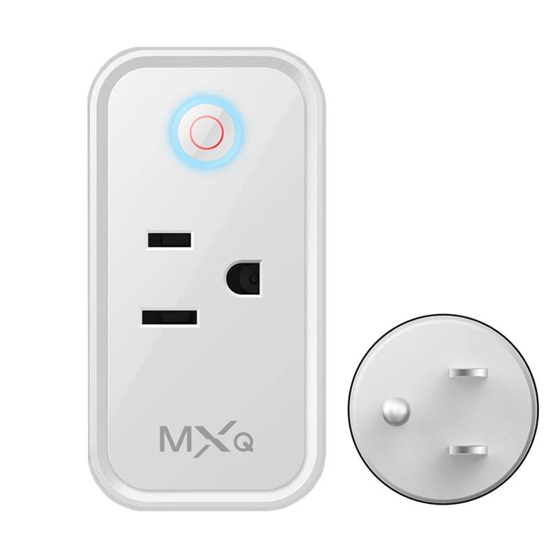 US plug AC110-220V 10A Wi-Fi Разъем Smart Alexa Розетка Wifi Голосовое управление таймер переключатель для бытовой техники дистанционное управление расписание - Цвет: US plug