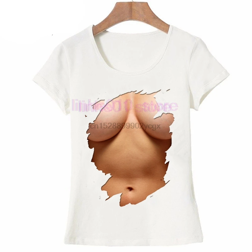 2019New summer men Tops funny titties printed T-Shirt I love big boobs design soft fabric casual Tees high quality |