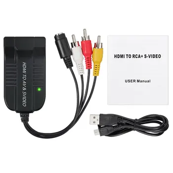 

Hdmi To Av Active Adapter Cable Dc Power Supply Hdmi To Av Video Adapter Video Converter Micro Usb Cable